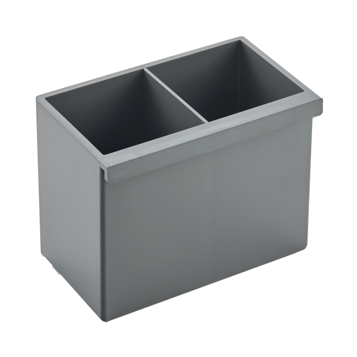Bac porte-couverts en ABS injecté pour barre de crédence HANDY SLIM - 13 x 10 x 7,5cm