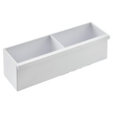 Bac porte-épices en ABS injecté pour barre de crédence HANDY SLIM - 26 x 8,2 x 7,5cm
