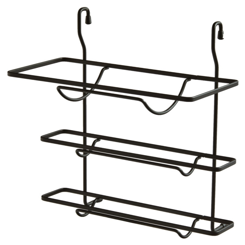 Porte-rouleaux triple pour barre de crédences carrée - référence : D1303, D1307, D1313 et D1323