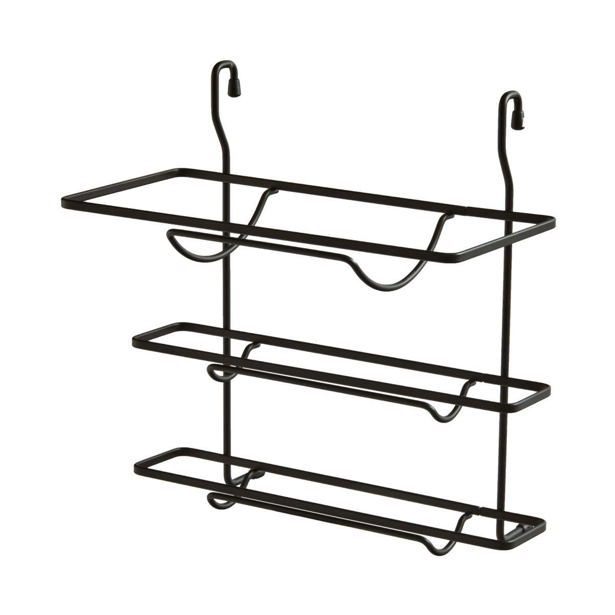 Porte-rouleaux triple pour barre de crédences carrée - référence : D1303, D1307, D1313 et D1323
