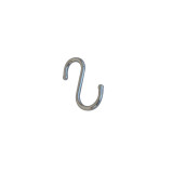 Lot de 5 crochets pour les barres de crédence rondes - finition chrome