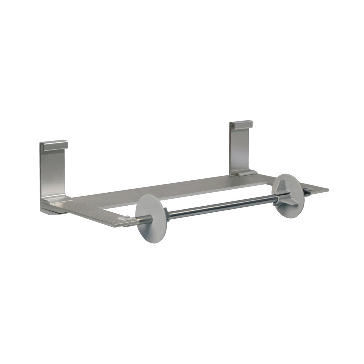 Porte-rouleau pour les mains courantes T1210, T1220 et T1230 - L. 350 x l. 160 x H. 90mm - finition alu