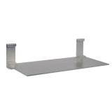 Etagère simple pour les mains courantes T1210, T1220 et T1230 - L. 350 x l. 160 x P. 90mm - finition alu