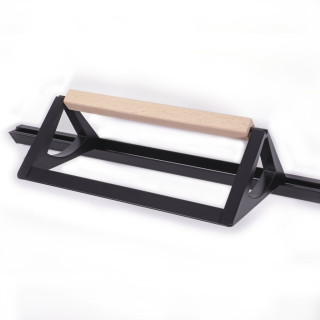 Porte-rouleau pour barre de crédence - finition noir mat