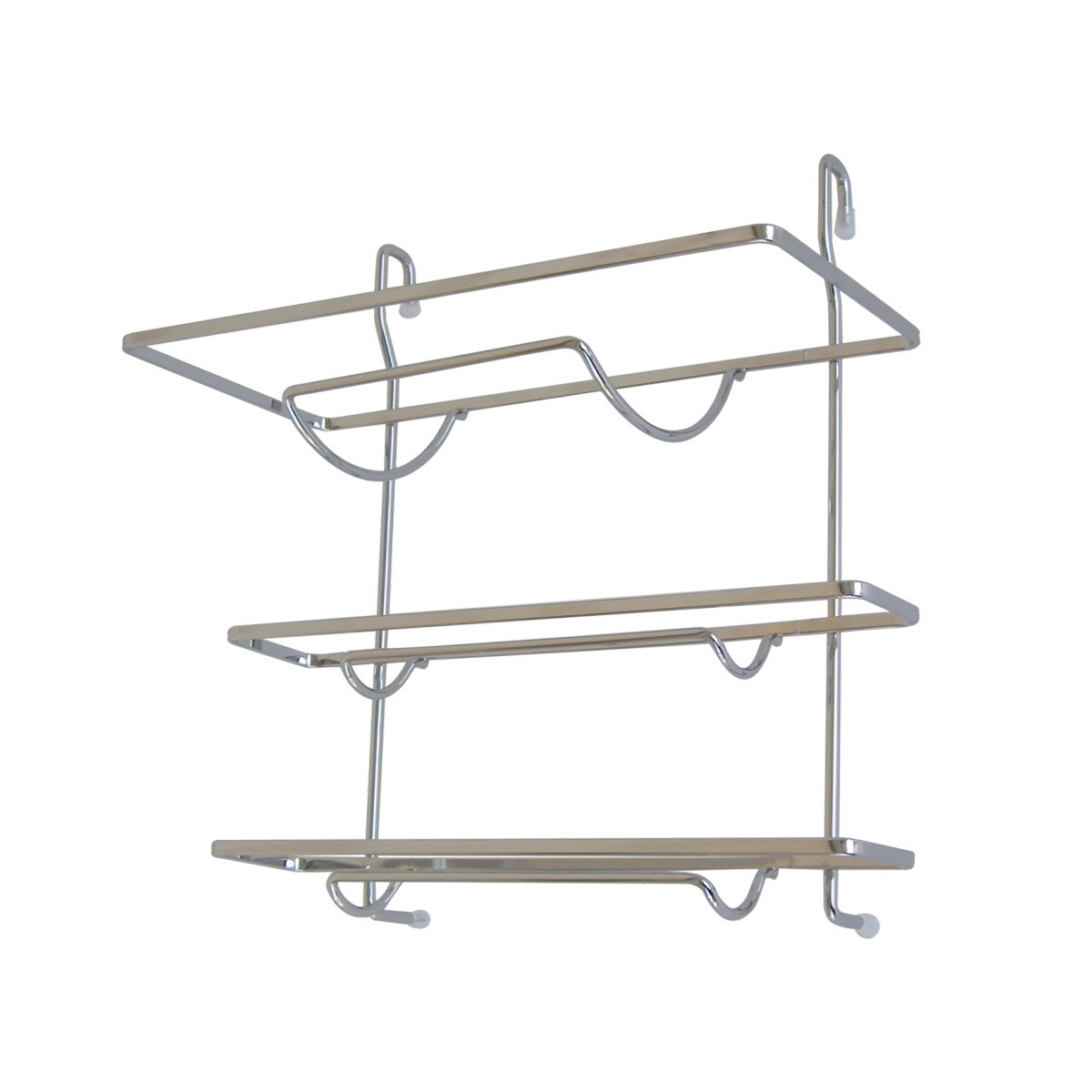 Porte-rouleaux triple pour barre de crédences carrée - référence : D1300, D1305, D1310 et D1320