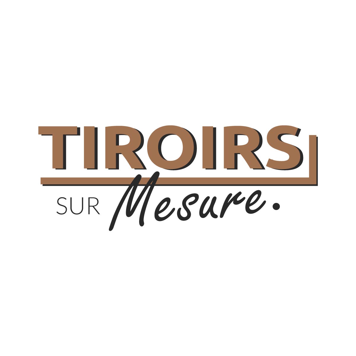 Kit tiroir à l'anglaise métallique BLUM (série M hauteur 83,6 mm